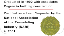 CLC Certified Lead Carpenter