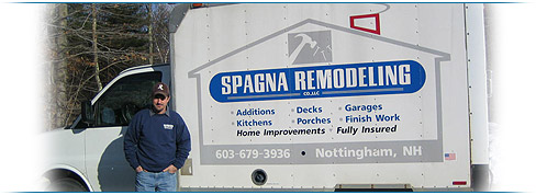 Spagna Remodeling truck and driver